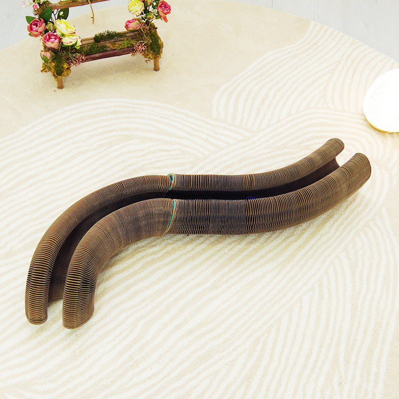 Organ Corrugated Paper Wear-resistant Non-flaking Foldable Cat Scratching for Board Cats