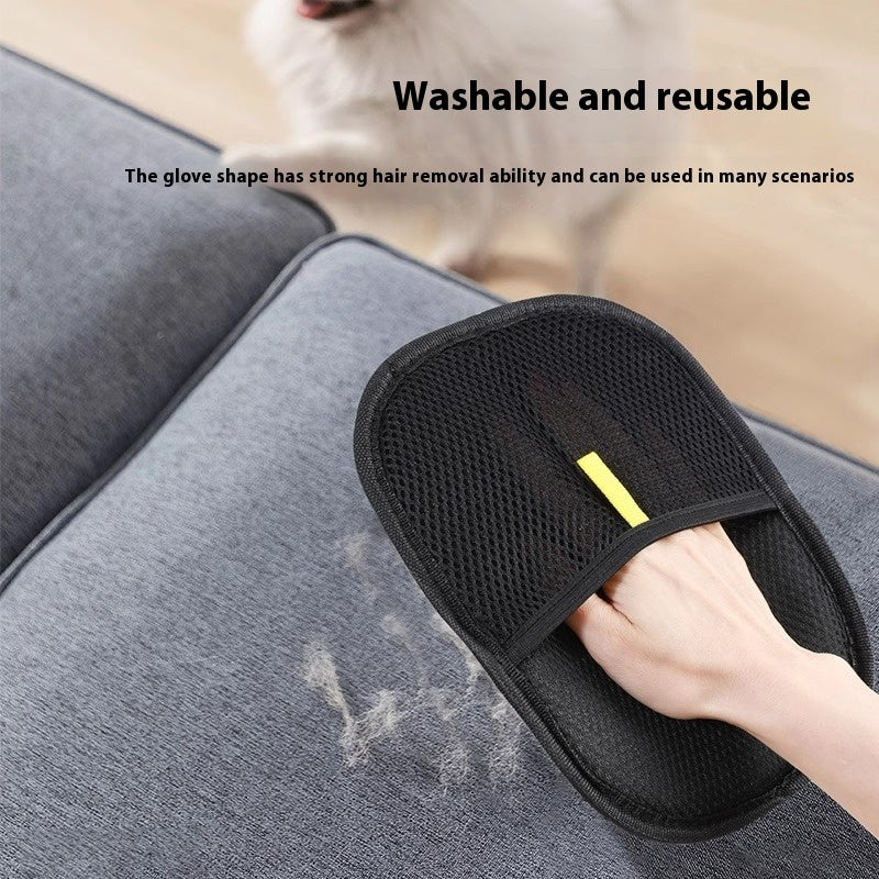 Pet Hair Remover Mitt - Pet Hair Remover Glove For Dogs, Cats, Rabbits With Long, Short, Curly Hair